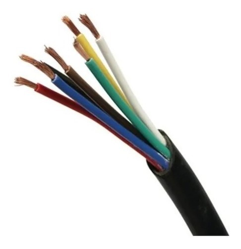 Cable Bajo Goma 4x1 Mm Negro 70 Por Metros ,