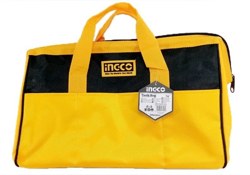 Bolso Bolsa De Herramienta 16 Pulgadas Ingco Htbg28161 Color Amarillo - Imagen 2