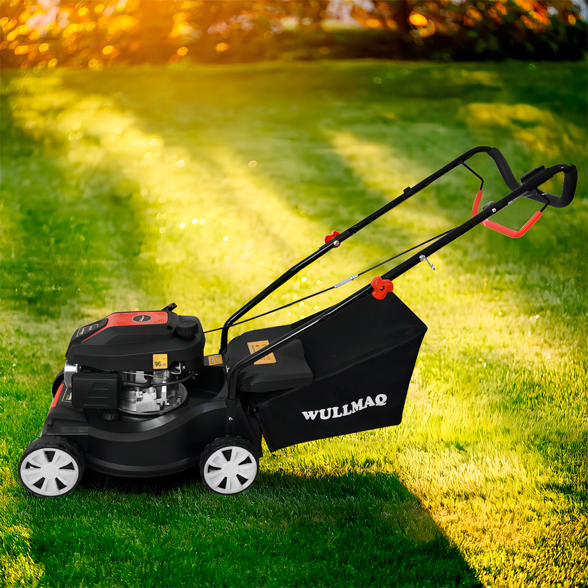 Cortacésped Nafta 406mm Wullmaq Qe41b 4 Ruedas Motor Ohv Bolsa 45l Negro - Imagen 4