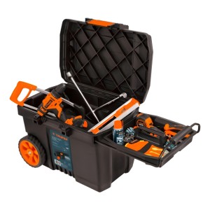 Caja De Herramientas Truper Chp-23r De Plástico Con Ruedas 3