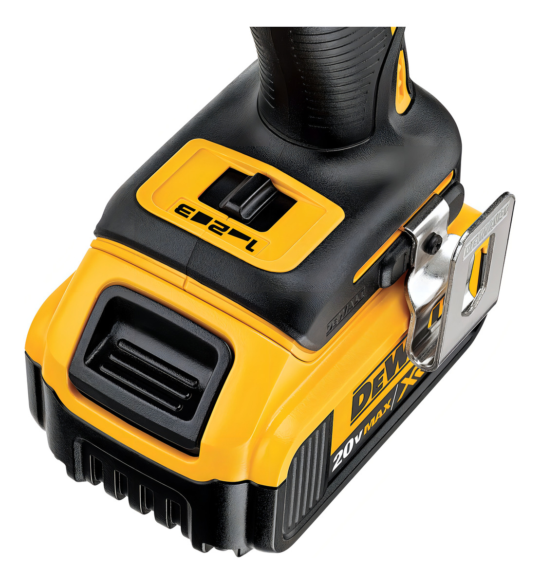 Atornillador De Impacto Dewalt Dcf887m2-b2 1/4 Sin Carbones Color Amarillol - Imagen 3