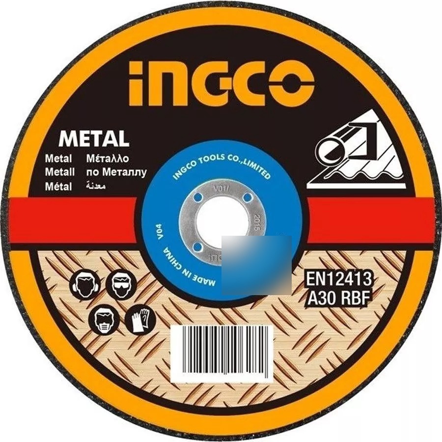 Disco De Corte 7 Pulgada Metal Ingco 1.6mm Inox Metal Tyt