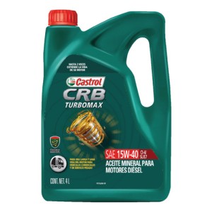 Aceite Crb Turbomax 15w40 Ci-4/sl/e7 4l Castrol