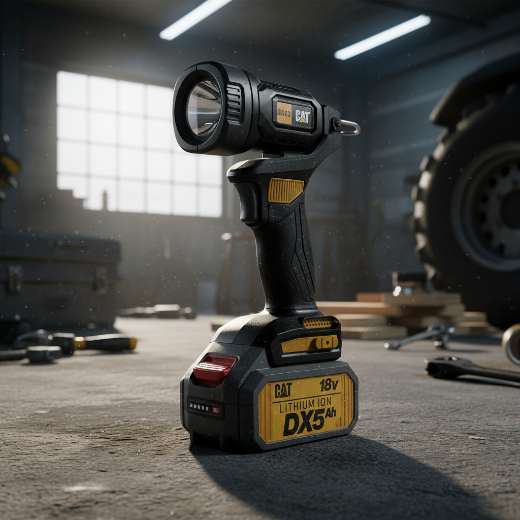 Linterna Cat Dx63b 18v Cabeza Giratoria Sin Bateria Color De La Luz Blanco - Imagen 8