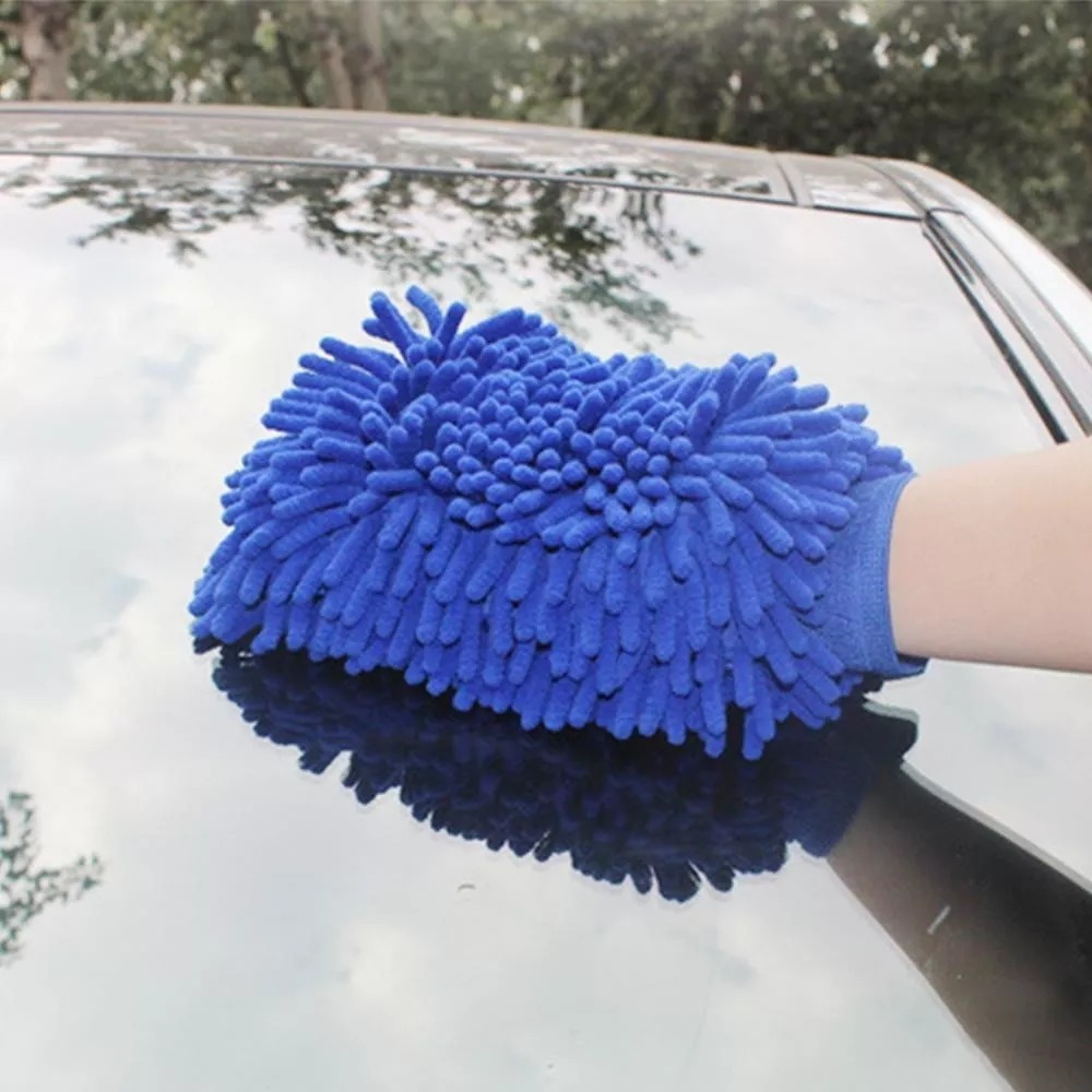 Guante Manopla Esponja De Microfibra Para Lavado - Tyt - Imagen 4