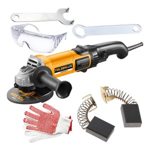 Amoladora Angular Industrial 1200w 125mm 50 Hz - Sc - Color Naranja Con Negro Frecuencia 50hz