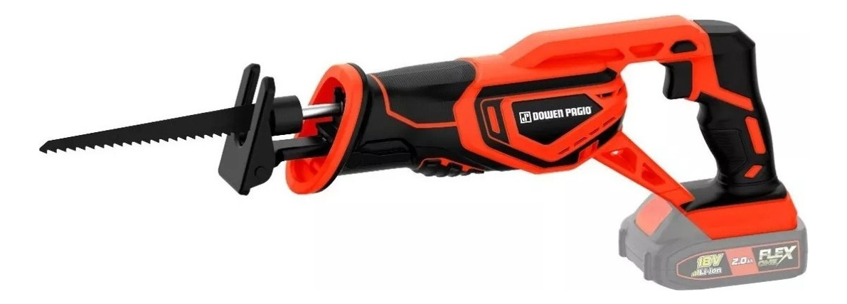 Sierra Sable A Bateria 18v Dowen Pagio Flex One Madera Metal