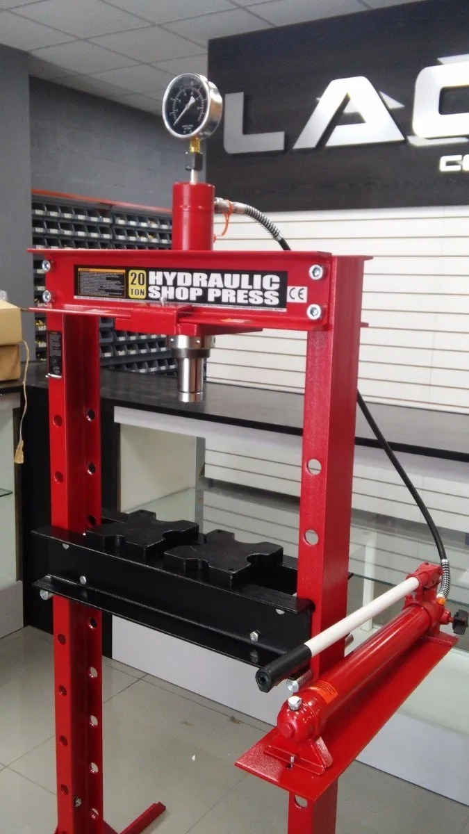 Prensa Hidraulica 20 Ton Rango De 0 A 610 Mm Con Gato - Tyt - Imagen 5