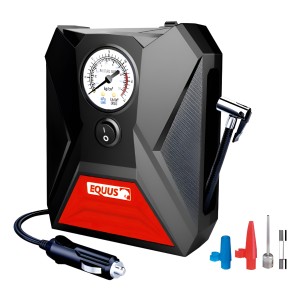 Compresor De Aire Inflador De Neumáticos Equus Negro