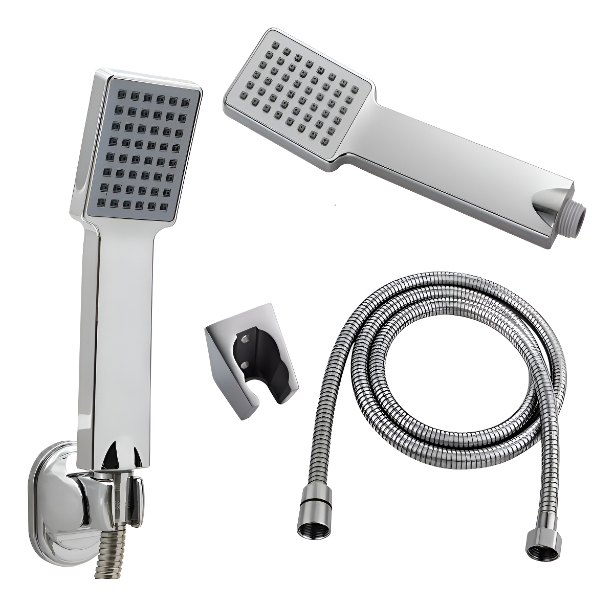 Duchero Teléfono Baño Con Manguera 1,5m, Ducha - Tyt