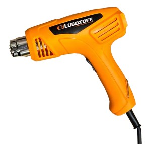 Pistola De Calor 1600w Lusqtoff Pcl1600-7 + Accesorios Color Naranja