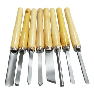 Gubia Para Torno De Madera Juego 8 Piezas Tyt