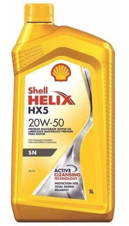 Aceite Shell Helix Hx5 20w50 1 Litro Mineral - Tyt