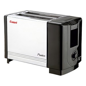 Tostadora Eléctrica 2 Panes Cuori Pratico 700w Acero Inoxidable Gris