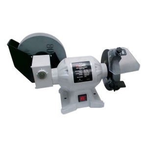 Amoladora De Banco Alpha Pro 6'' Y 8'' 450w Abl8450 H Y T Color Gris Frecuencia 50