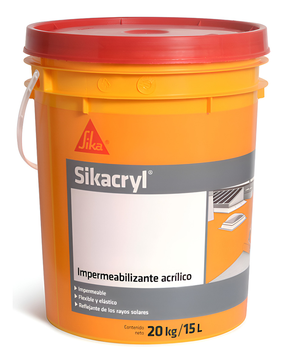 Pintura Membrana Liquida Impermeabilizante Sikacryl 20kg Tyt