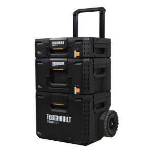 Caja De Herramientas Con Ruedas Toughbuilt Tb-b1s3-b-70r Color Negro