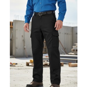Pantalón Trabajo Gabardina Cargo Azul Talles Varios - Tyt