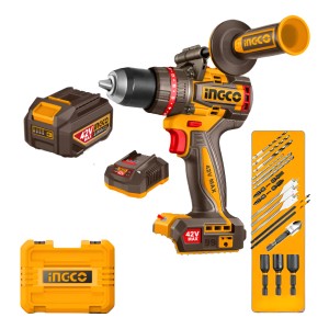 Taladro Atornillador Ingco 42v C/percutor C/2 Bat 2 Ah - Ynt