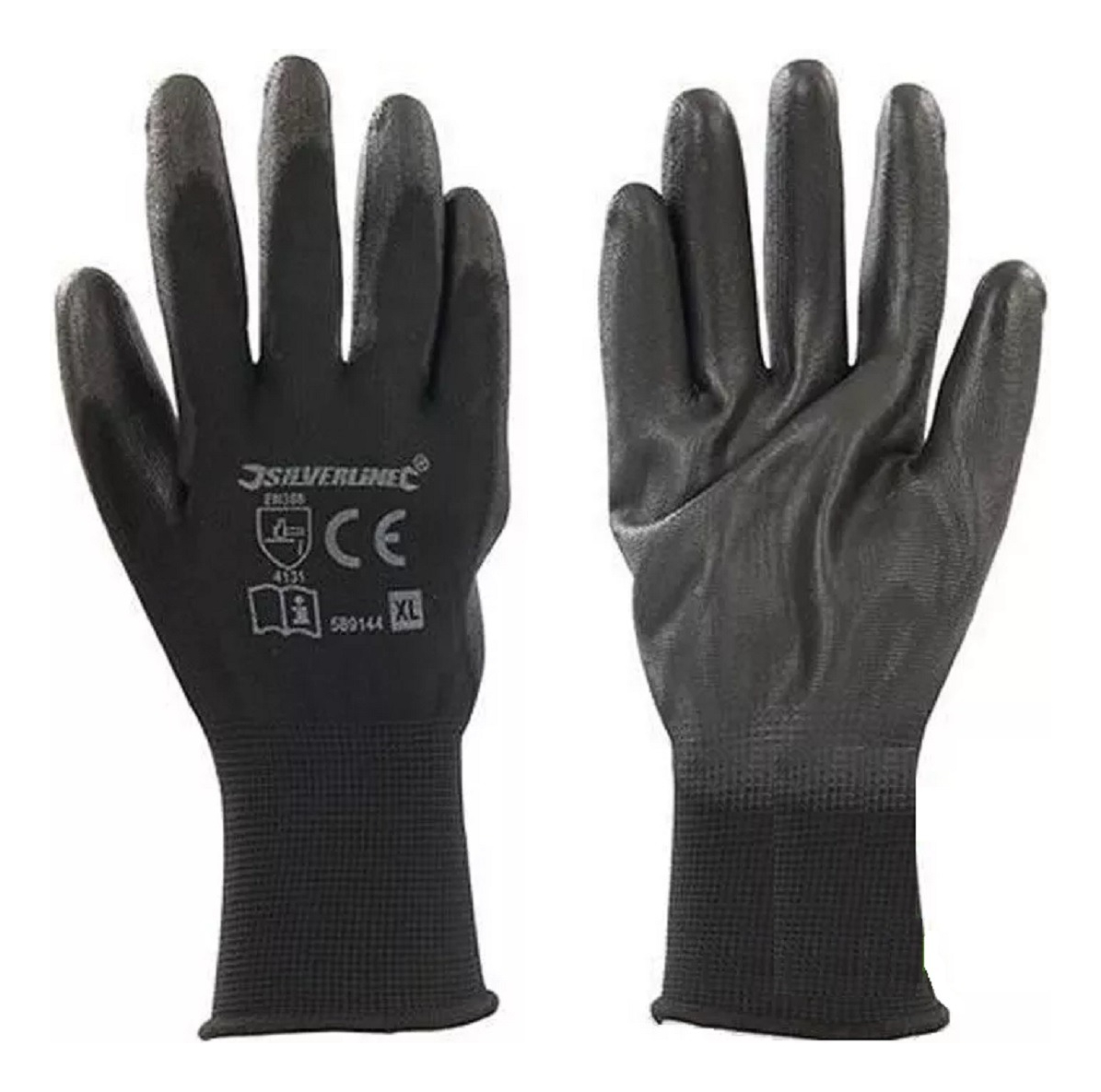 Guante Mecánico Pack 12 Nitrilo Negro ¡super Oferta! - Tyt