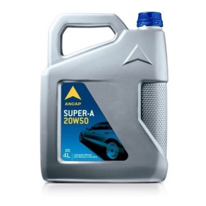 Aceite Para Motor Ancap Mineral 20w-50 Para Autos, Pickups & Suv X 4l