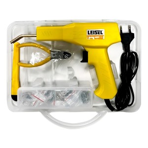 Soldador De Plástico Leisel Bifásica 50w Con 200 Grampas Amarillo