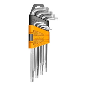 Ff Juego 9 Llaves Torx Cromo Vanadio T10-t50 Ingco Hhk13091