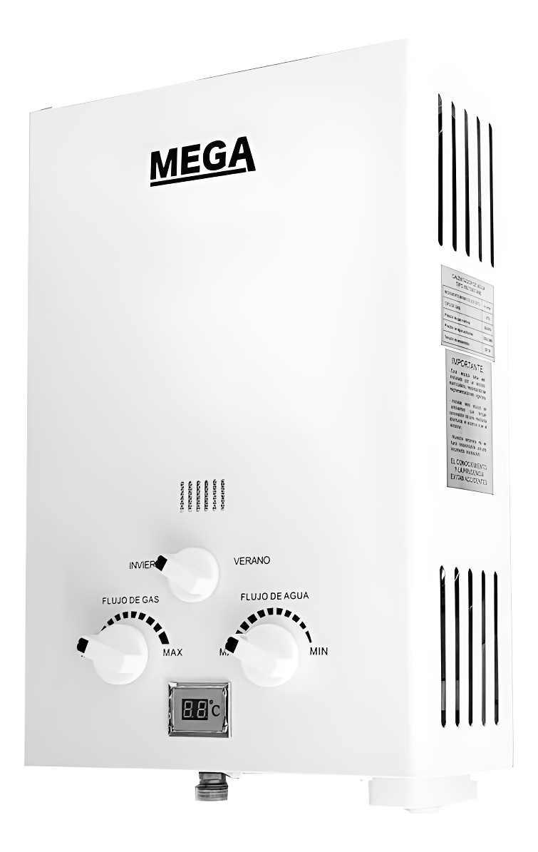 Calentador Instantaneo Gas Calefon 6 Lts Sensor | Tyt|