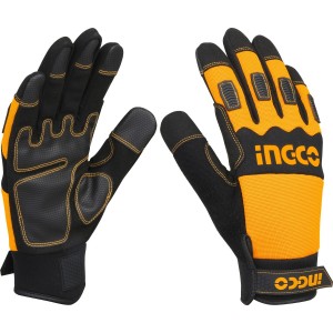 Guantes Mecanico Pro Cuero Microfibra Xl Ingco Hgmg02-xl Tyt