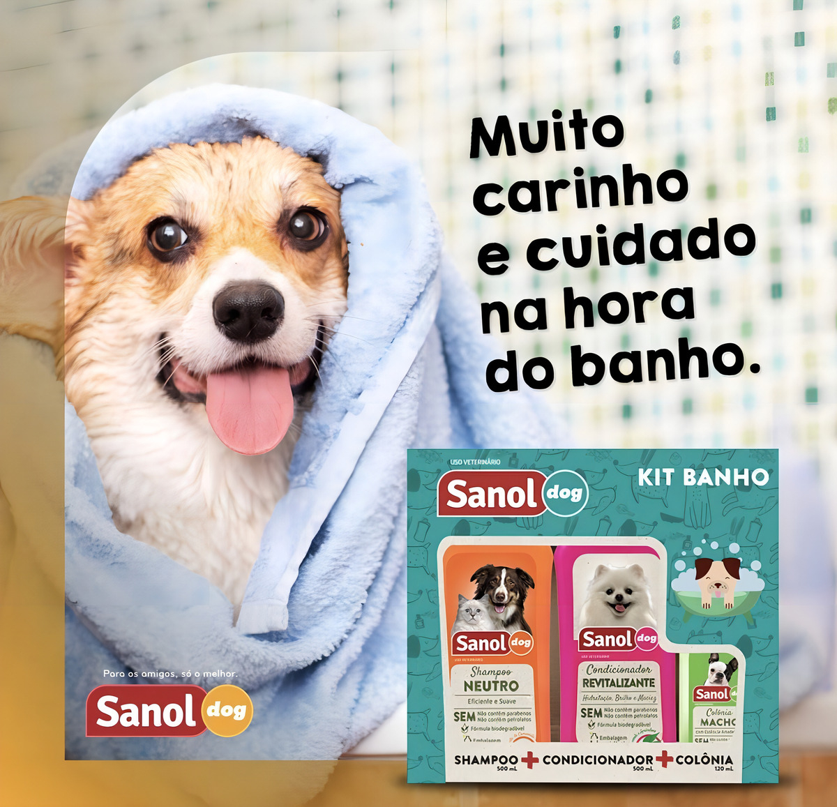 Kit De Champú-acondicionador Get 1 Colonia Variada Para Perros Sanol Neutra - Imagen 6
