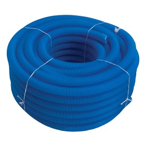 Caño Corrugado Antillama 32mm,azul, Antiflama.