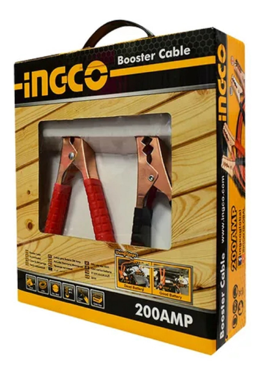 Pinza Cables De Arranque Ingco 200amp 2.5m Super Oferta -tyt