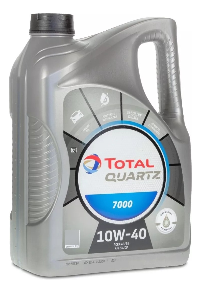 Aceite Para Motor Total Semi-sintético 10w-40 Para Auto/camioneta De 1 Unidad X 4l