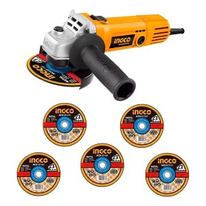 Amoladora Angular 4 1/2  Ingco 115mm 800w Ag8008 Industrial Tyt