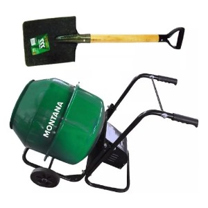 Hormigonera Reforzada Rombo 130 Litros Motor 1 Hp Ref