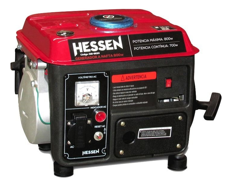 Generador A Nafta 220v Hessen Pro 800w Portátil - Tyt 1 Año