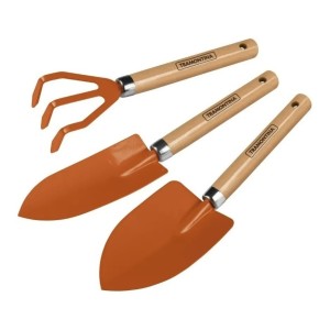 Kit X 4 Jardín Ingco Rastrillo + Pala + Cuchara + Tenedor