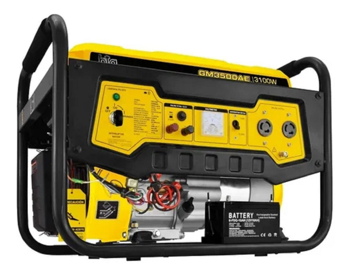 Generador Portátil Bta Tools 3500 3100w Nafta Arranque Eléctrico Avr 4 Tiempos