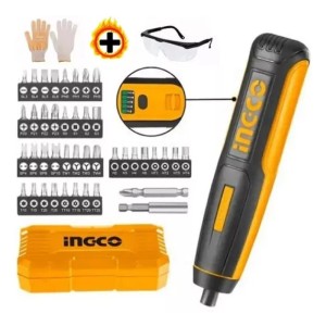 Kit Mon Go Atornillador Csdli0403 A Bateria 4v Ingco - Tyt