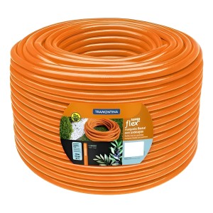 Manguera Para Jardín Super Flex Naranja 50m 1/2 Tramontina