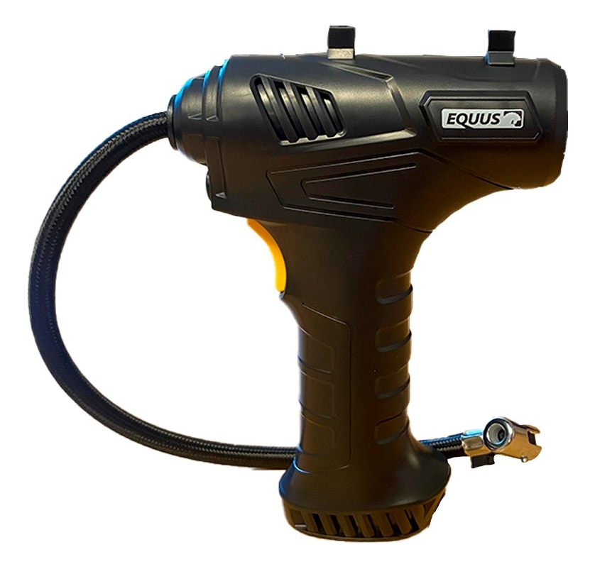 Inflador Compresor Equus 12v Inalambrico Negro 50/60