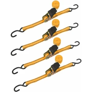 4 Cintas Catracas P/sujeción Tolsen Aprobada Gs 450kg 62254