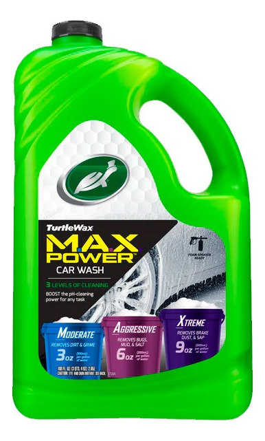 Shampoo Para Auto Turtle Wax Maxpower Espuma Biodegradable 3l - Imagen 6