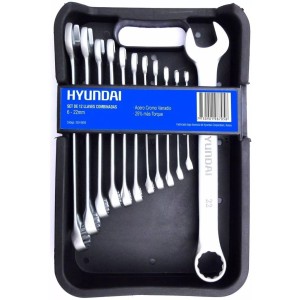 Llaves Combinadas Hyundai 6-22 12 Piezas - Tyt