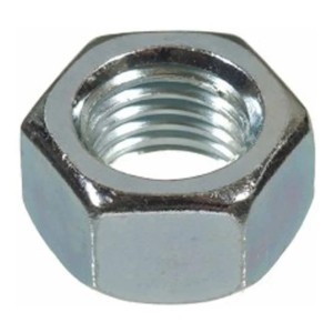 Pack 100 Isopanel Tuercas Comun Hierro Zincado Bsw 3/8 PuLG