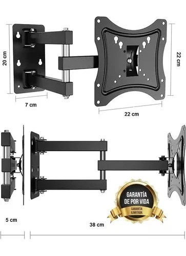 Soporte Para 55¨ 43¨ 32¨con Tornillos Para Todos Los Tamaños - Imagen 2