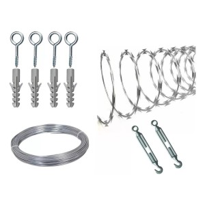 Concertina Tyt Galvanizada Doble Filo 11m Diámetro 40cm