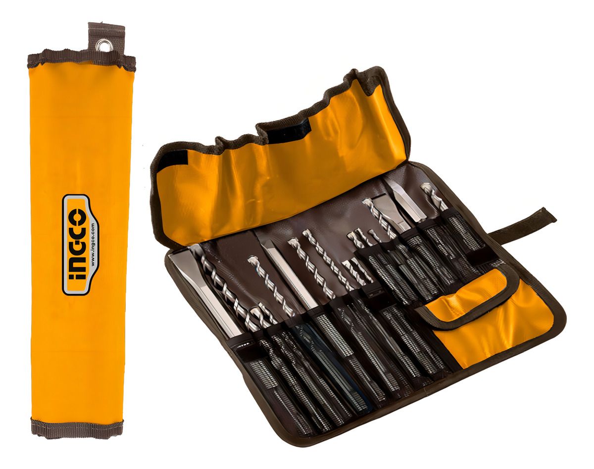 Set De Mechas Y Puntas Sds Plus 17pcs - Akd91701 - Smf