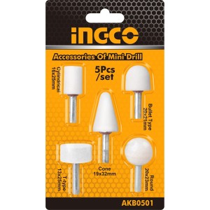 Kit Accesorios Piedras Rotativas Ingco Amoladora Recta - Tyt
