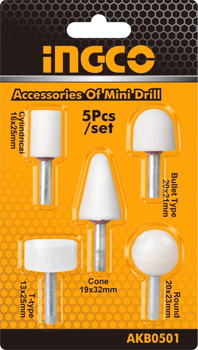 Kit Accesorios Piedras Rotativas Ingco Amoladora Recta - Tyt